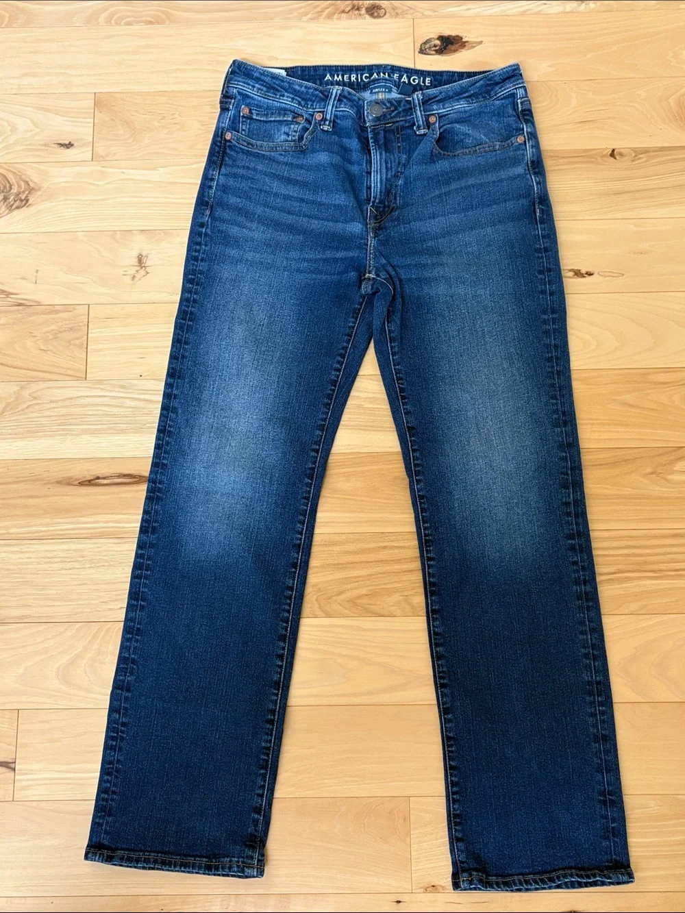 Men’s American Eagle Dark Wash AirFlex Jeans - Blue Size 31 X 32